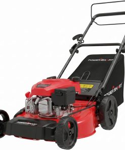 PowerSmart 21-Inch 3-in-1 Gas Self-Propelled Lawn Mower,170CC OHV Engine,Bagging-Mulching-Rear Discharging, 6 Cutting Heights, Durable Steel Deck, Rear-Wheel Drive, for Garden, Yard - 1
