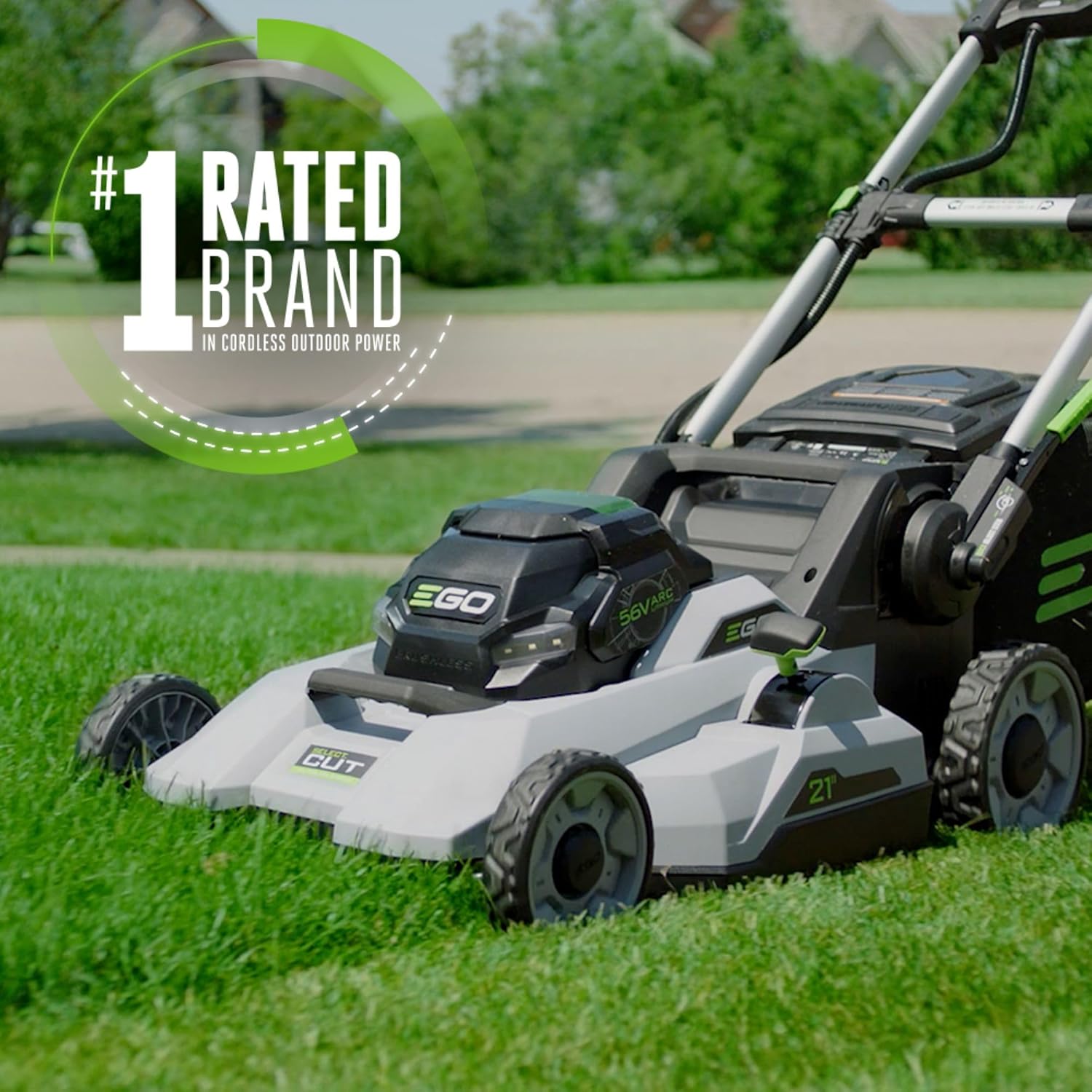 EGO Power+ Electric Lawn Mower, Cordless Push with Select Cut, Includes 56V 7.5Ah Battery and Rapid Charger - LM2135 - Image 6