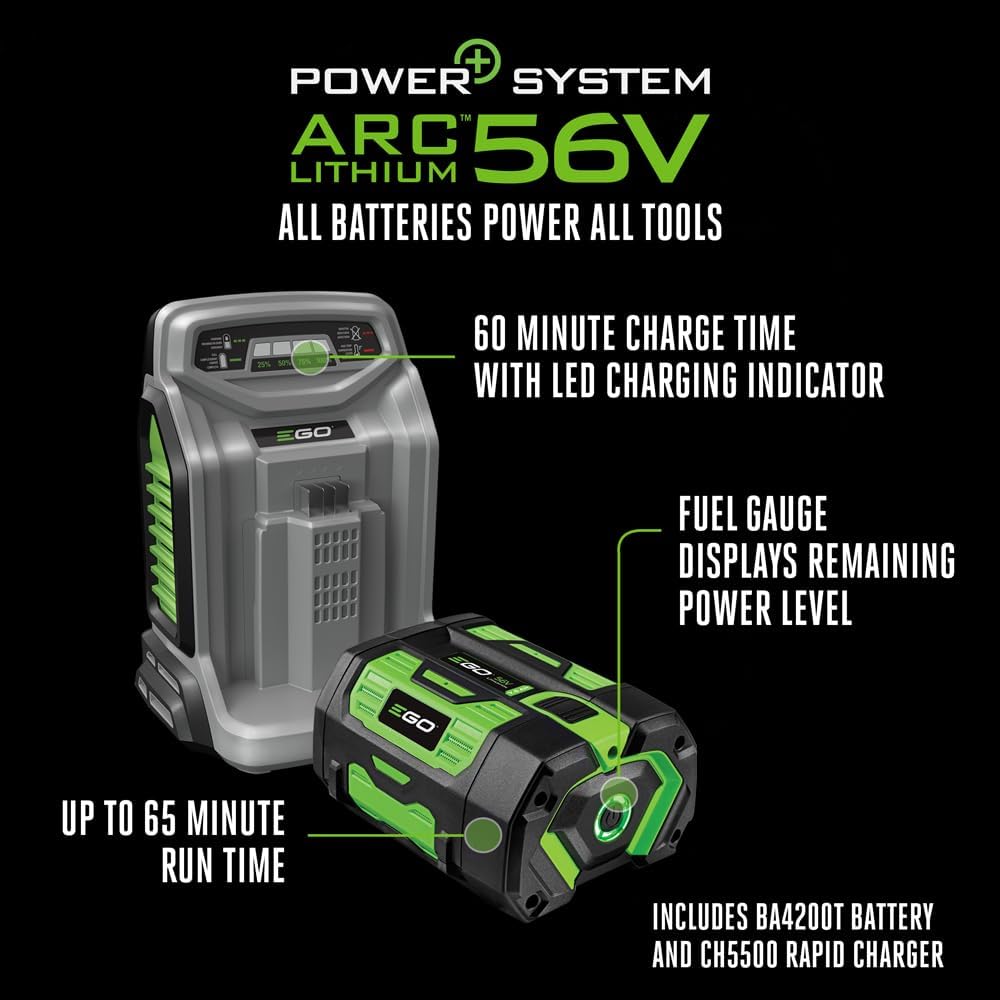 EGO Power+ Electric Lawn Mower, Cordless Push with Select Cut, Includes 56V 7.5Ah Battery and Rapid Charger - LM2135 - Image 2