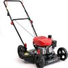 PowerSmart EasyCut 18-Inch Gas Lawn Mower, 144cc 4-Cycle Engine, Walk-Behind Push Lawn Mower, Side Discharge, 5-Position Height Adjustment, Ideal for Small Yards - 1