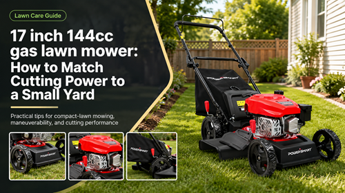 17 inch 144cc gas lawn mower: How to Match Cutting Power to a Small Yard