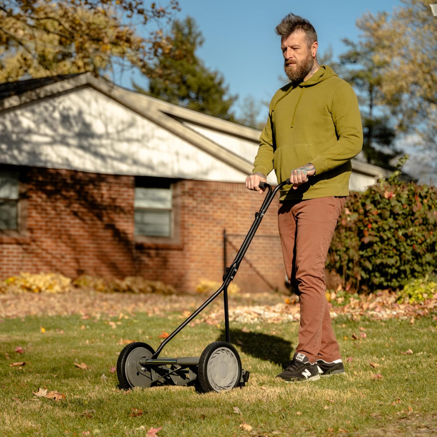 American Lawn Mower 1415-16SK 16" 5-Blade Reel Mower w/ Sharpening Kit - Image 6