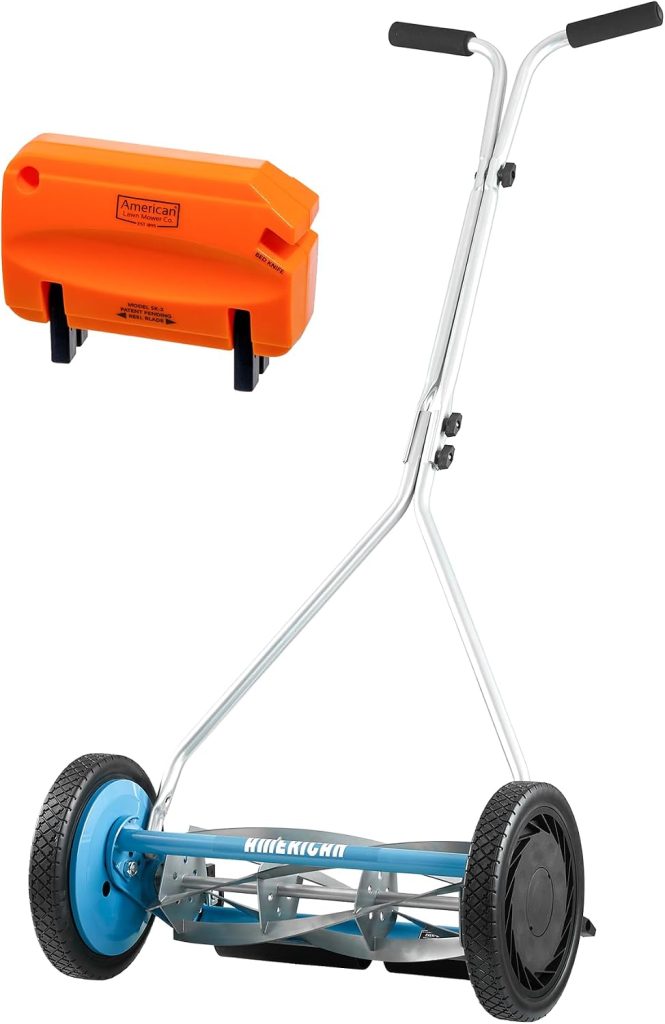 American Lawn Mower 1415-16SK2 16-Inch 5-Blade Reel Mower with Sharpener - 1