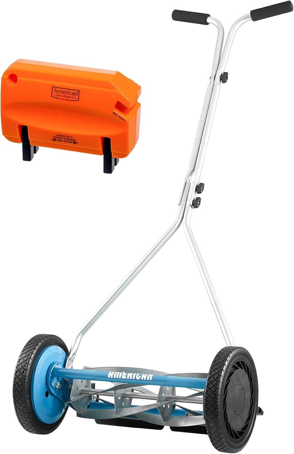 American Lawn Mower 1415-16SK2 16-Inch 5-Blade Reel Mower with Sharpener - 1