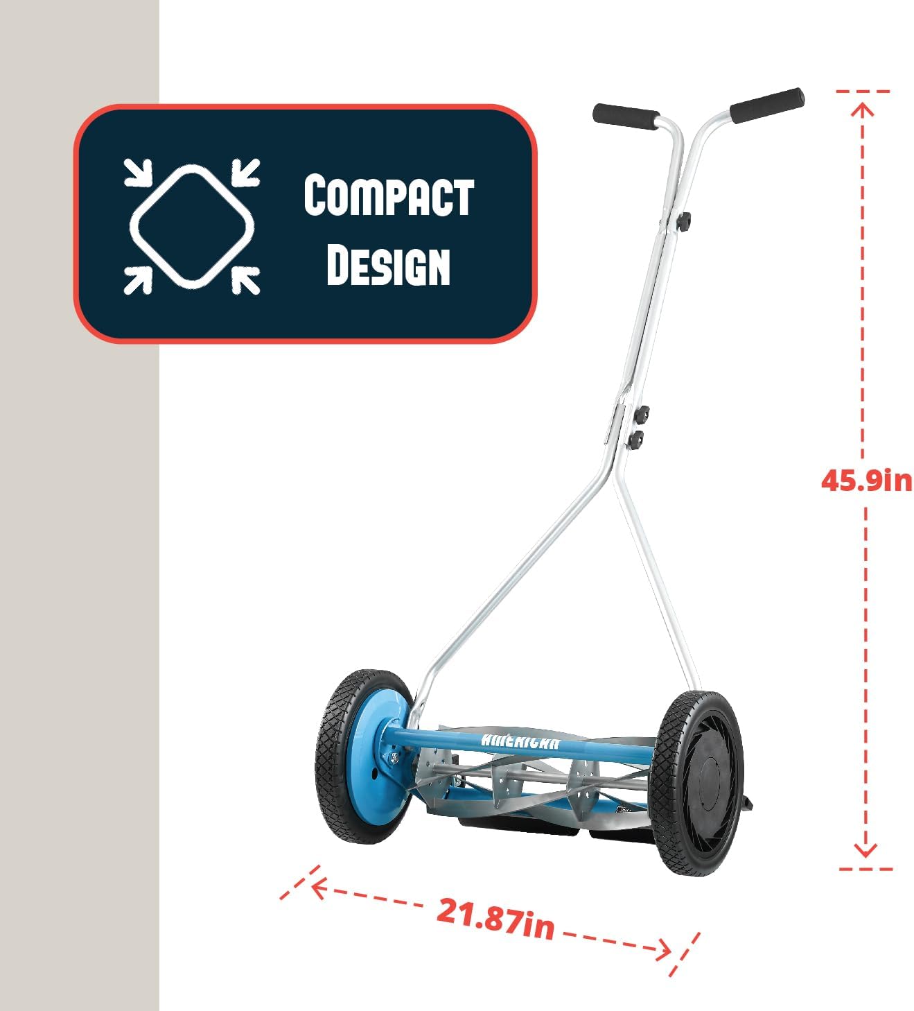 American Lawn Mower 1415-16SK2 16-Inch 5-Blade Reel Mower with Sharpener - Image 6