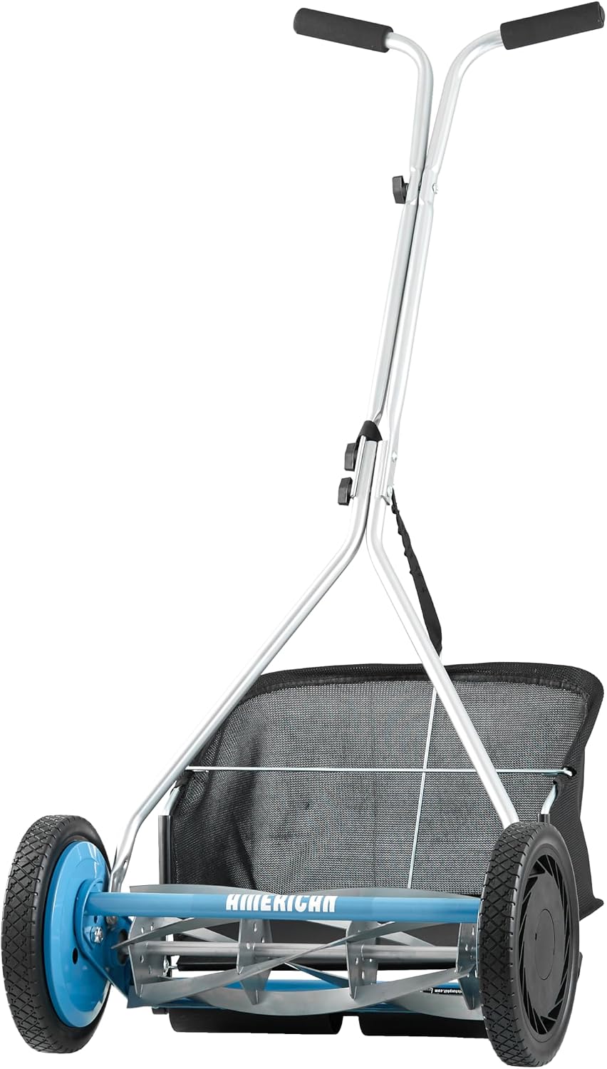 American Lawn Mower 1604-16 16 5-Blade Reel Mower with Grass Catcher - 1