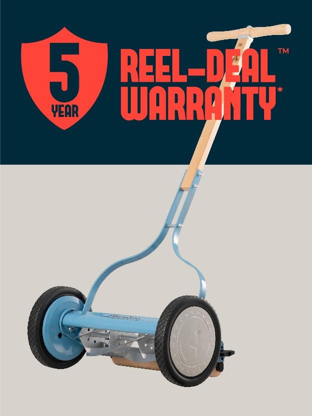 American Lawn Mower Company 16-Inch 5-Blade Vintage Reel Lawn Mower - Image 12