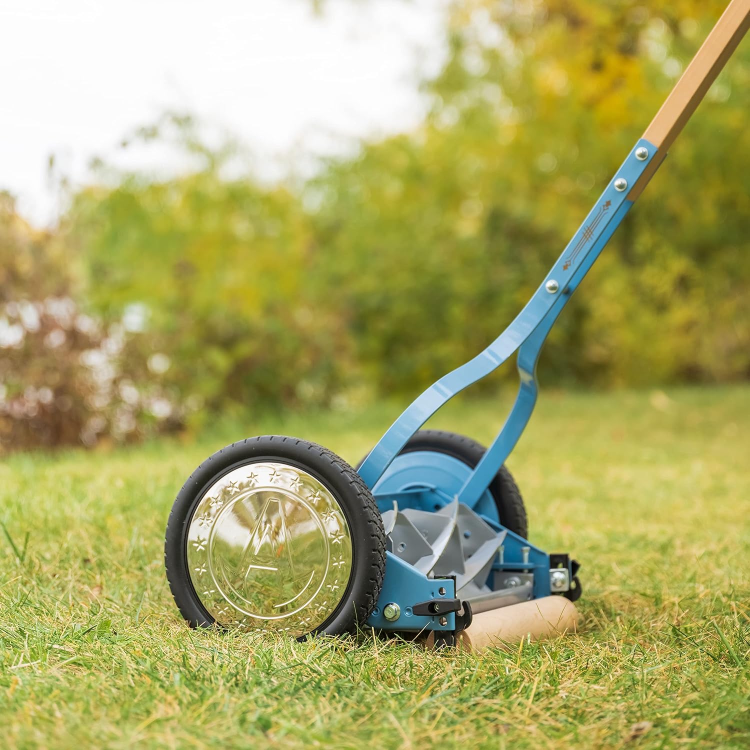 American Lawn Mower Company 16-Inch 5-Blade Vintage Reel Lawn Mower - Image 6