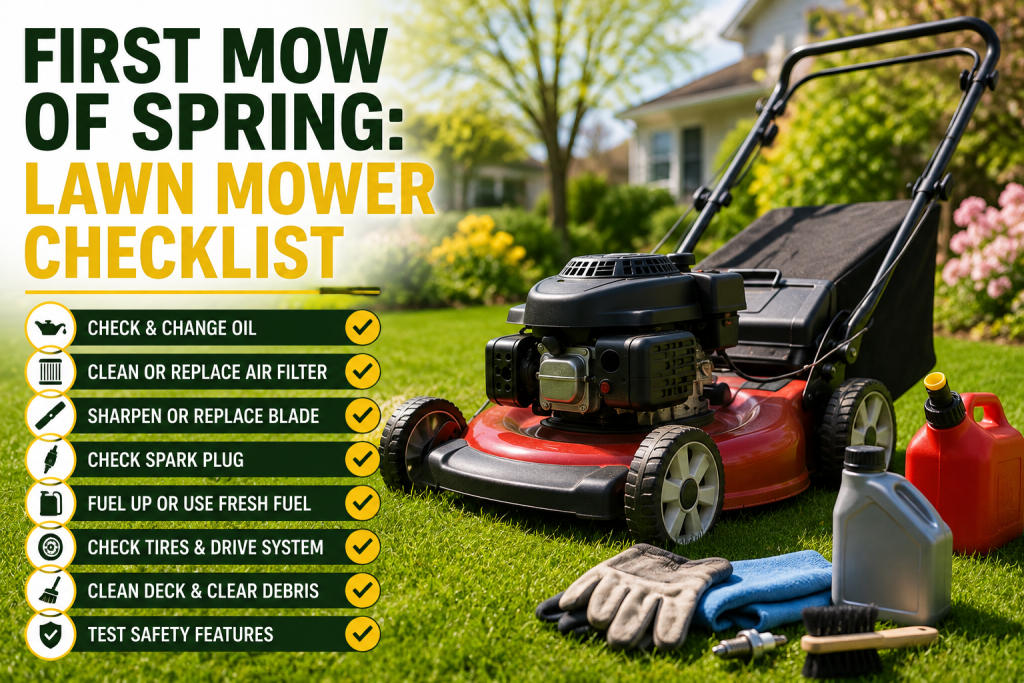 First Mow of Spring: Lawn Mower Checklist