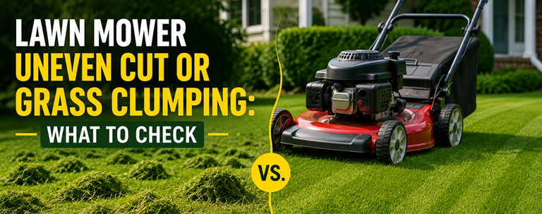 Lawn Mower Uneven Cut or Grass Clumping: What to Check