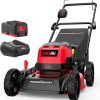 PowerSmart Electric Cordless Lawn Mower 17 40V, 3-in-1 Brushless Push Lawn Mower, Lightweight, Foldable Handles - 1