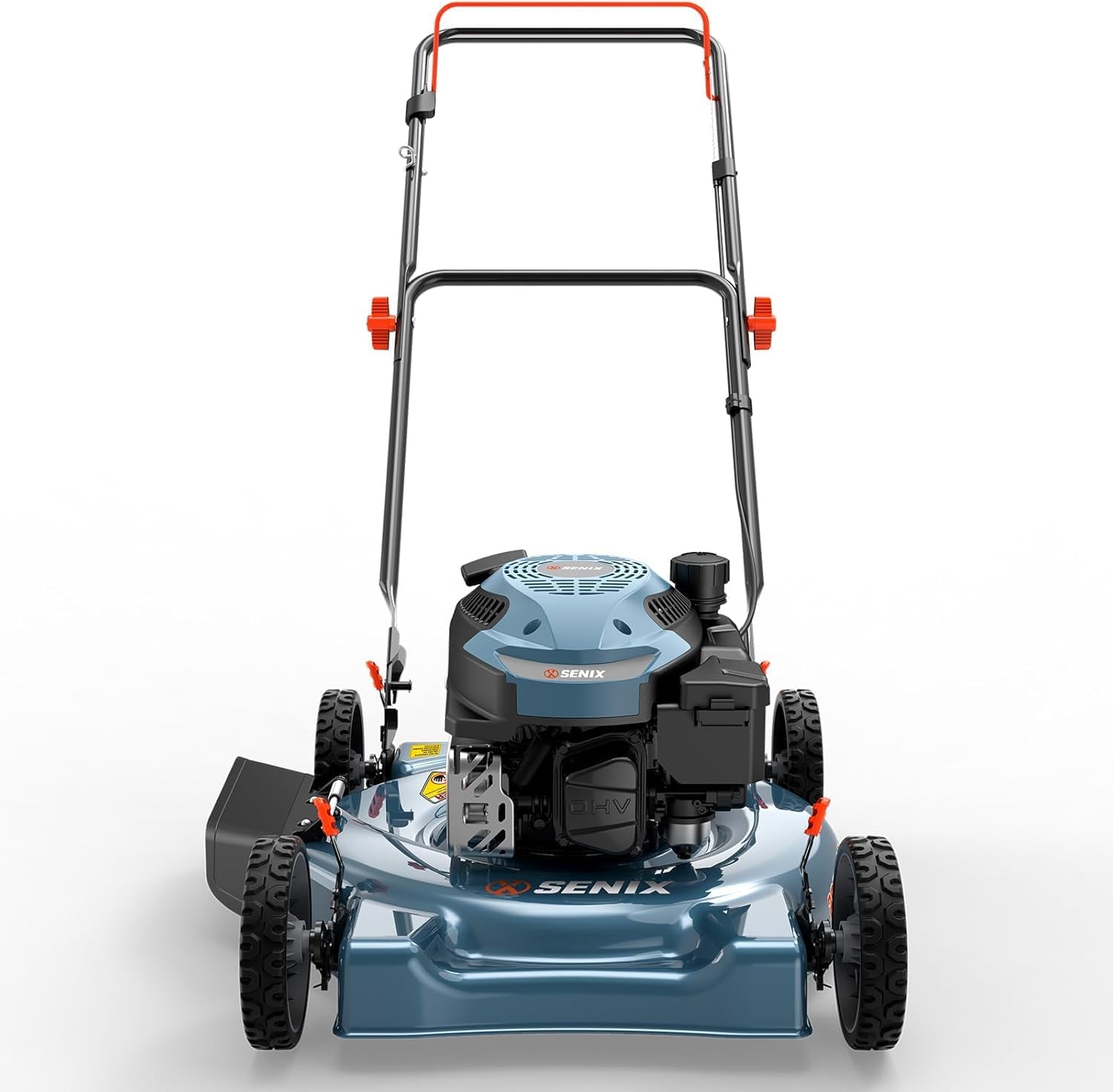 SENIX 20 inch Gas Push Lawn Mower, 144 cc 4-Cycle Mower, Mulch & Discharge - Image 2