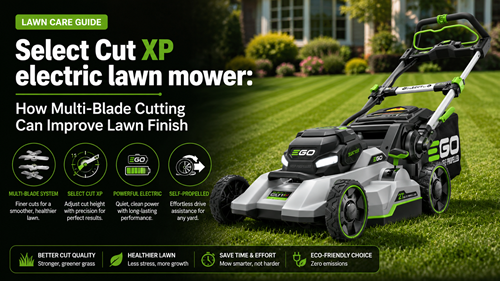 Select Cut XP electric lawn mower practical homeowner buying guide