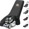 Zettum Push Lawn Mower Cover - 600D Lawnmower Covers Waterproof Heavy Duty, Outdoor Walk-Behind Mower Cover Universal with Storage Bag for EGO, Craftsman, Greenworks, Honda, Husqvarna and More - 1