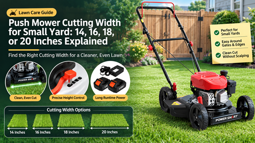Push Mower Cutting Width For Small Yard buying guide