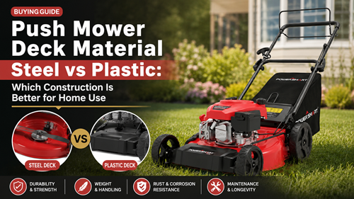Push Mower Deck Material Steel Vs Plastic buying guide