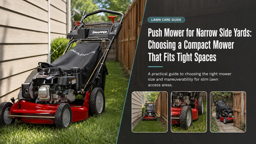 Push Mower For Narrow Side Yards buying guide