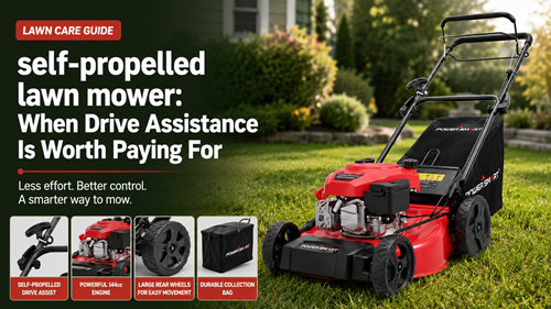 self-propelled lawn mower practical homeowner buying guide