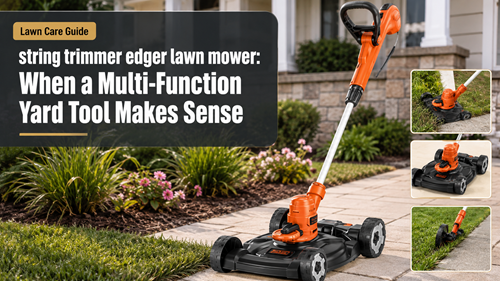 string trimmer edger lawn mower practical homeowner buying guide