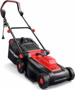 AMERISUN 14-Inch Electric Lawn Mower, 12.5 Amp 1500W Corded Push Mower