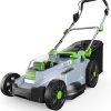 Cordless Lawn Mower, 17 in Walk Behind Lawn Mower for Yard & Garden - 1