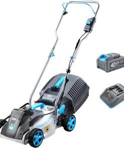 RB 40V 13" Brushless Cordless Lawn Mower with 4Ah Battery & Fast Charger