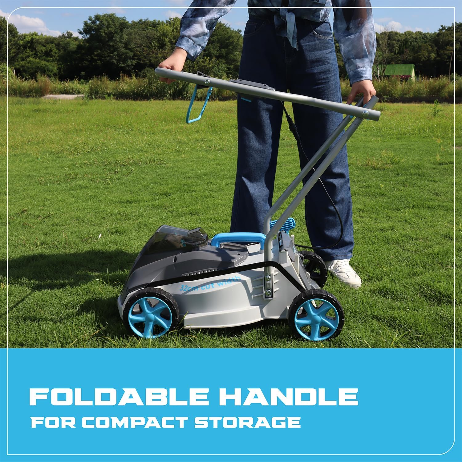RB 40V 13" Brushless Cordless Lawn Mower with 4Ah Battery & Fast Charger - Image 4