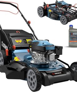 SENIX 22'' Self Propelled Gas Lawn Mower, 170cc Gas Lawnmower,Easy Start