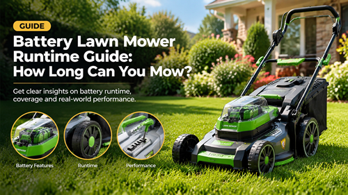 Battery Lawn Mower Runtime Guide: How Long Can You Mow?
