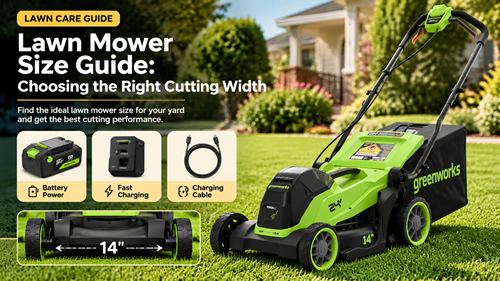 Lawn Mower Size Guide: Choosing The Right Cutting Width