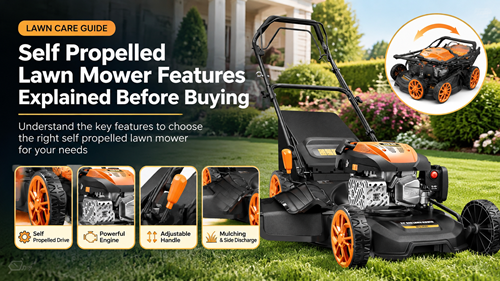 Self Propelled Lawn Mower Features Explained Before Buying