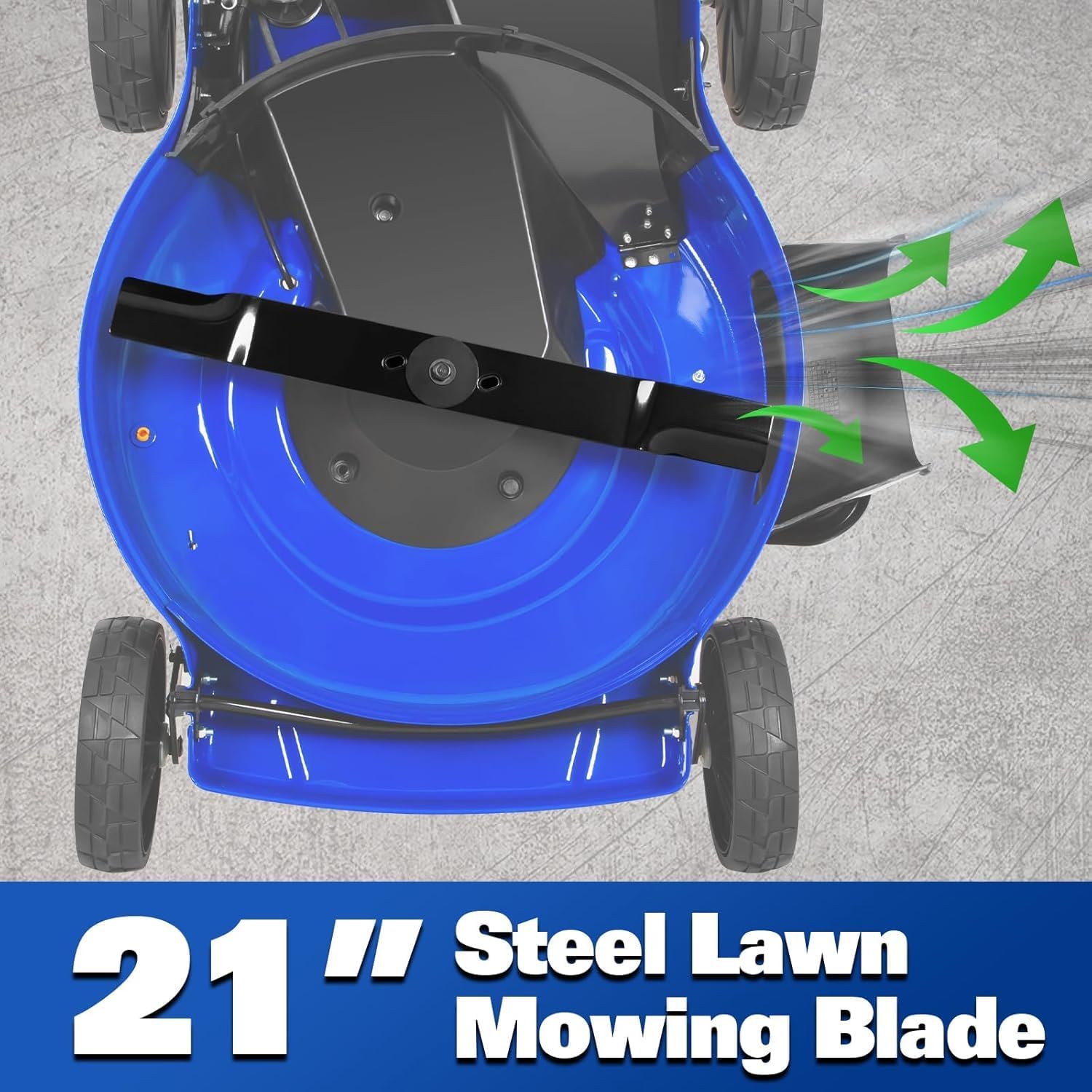 BILT HARD 21" Self Propelled Gas Lawn Mower – 201cc 4-Cycle OHV, 3-in-1 Bagging/Mulching/Side Discharge, 8 Adjustable Cutting Heights & Smooth Easy Start - Image 7