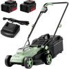MZK Brushless Powered Outdoor Grass Trimming Device, 16 Inch Dual‑Mode Home Lawn Upkeep Equipment for Patio and Backyard Use
